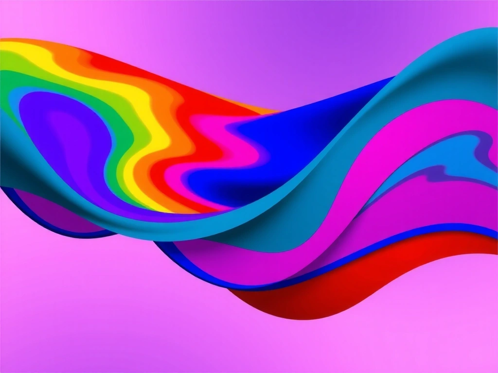 Abstract image representing dynamic flow and movement in Vinyasa yoga